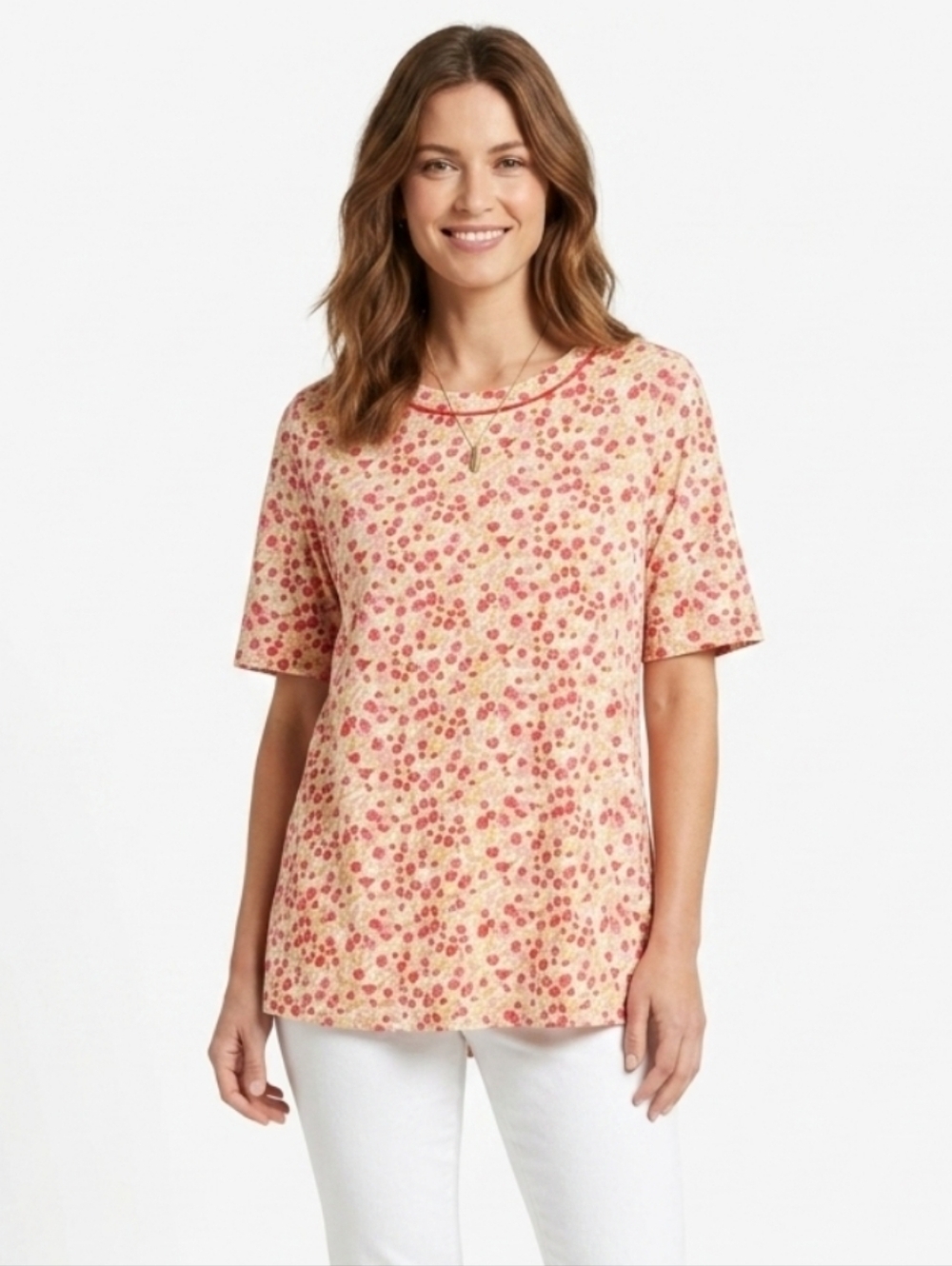 Marks & Spencer Collection Pink Ditsy Spotted Animal Leopard Print Blouse Top 14